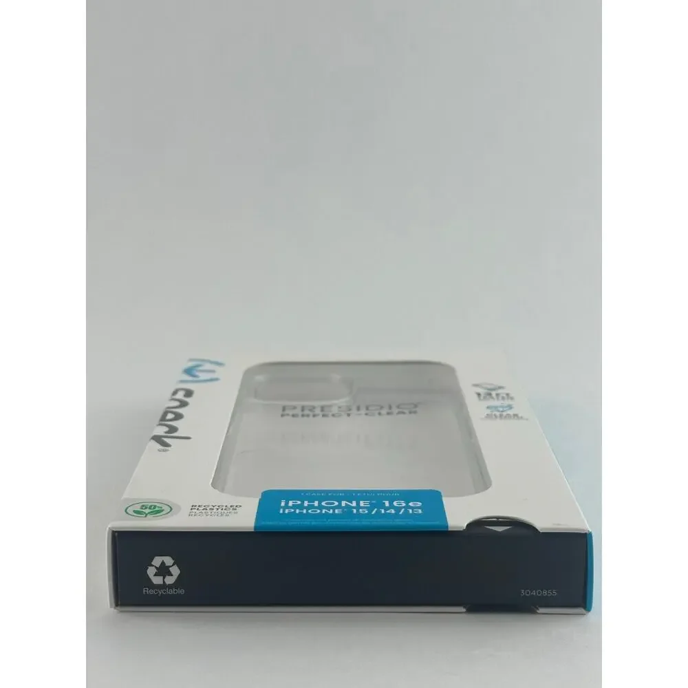 Speck Presidio Perfect-Clear iPhone 16e/15/14/13 Case NWT MSRP: $45.00